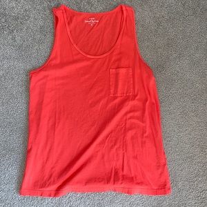 Coral tank top